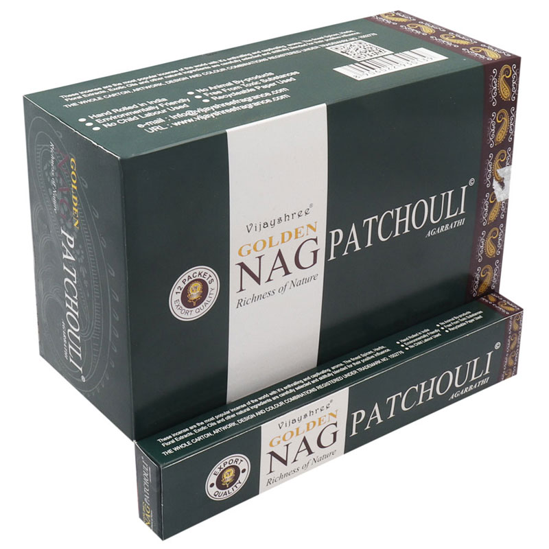 GOLDEN NAG PATCHOULI 15 GM