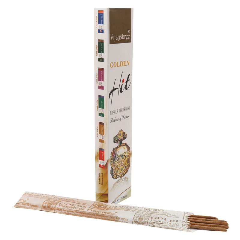 golden incense sticks